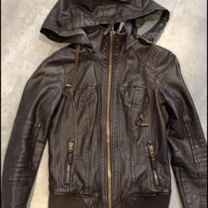 Garage leather jacket